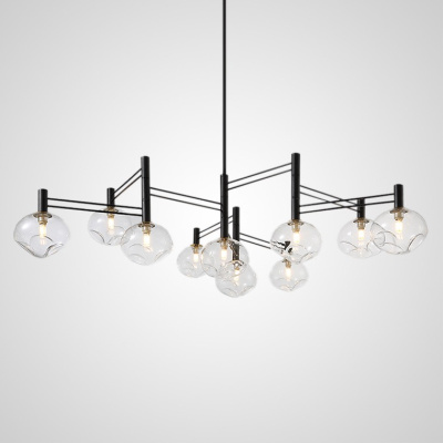 Подвесная люстра TEMPER L10 Black ImperiumLoft