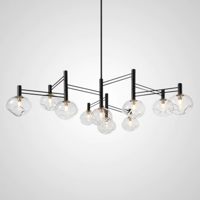 Подвесная люстра TEMPER L10 Black ImperiumLoft