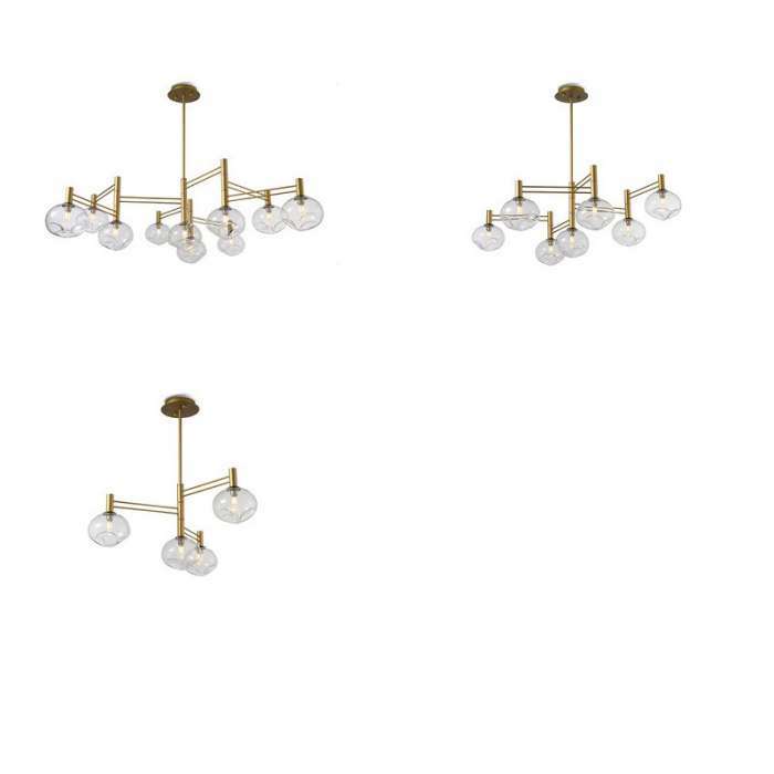 Подвесная люстра TEMPER L10 Black ImperiumLoft