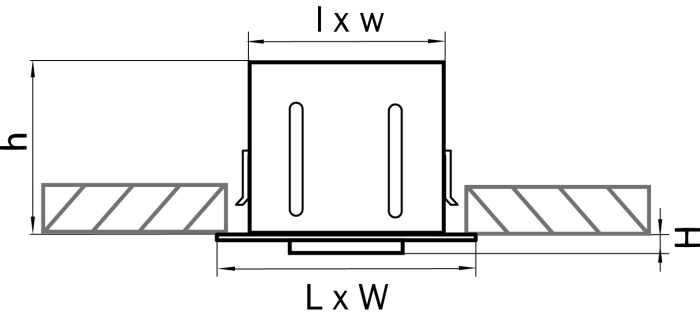 Встраиваемый светильник CARDANO LIGHTSTAR 214028