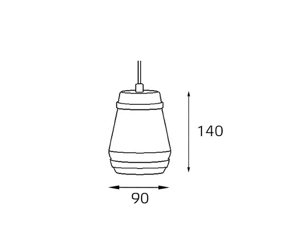 Светильник подвесной Italline Leo SP 6264 brass