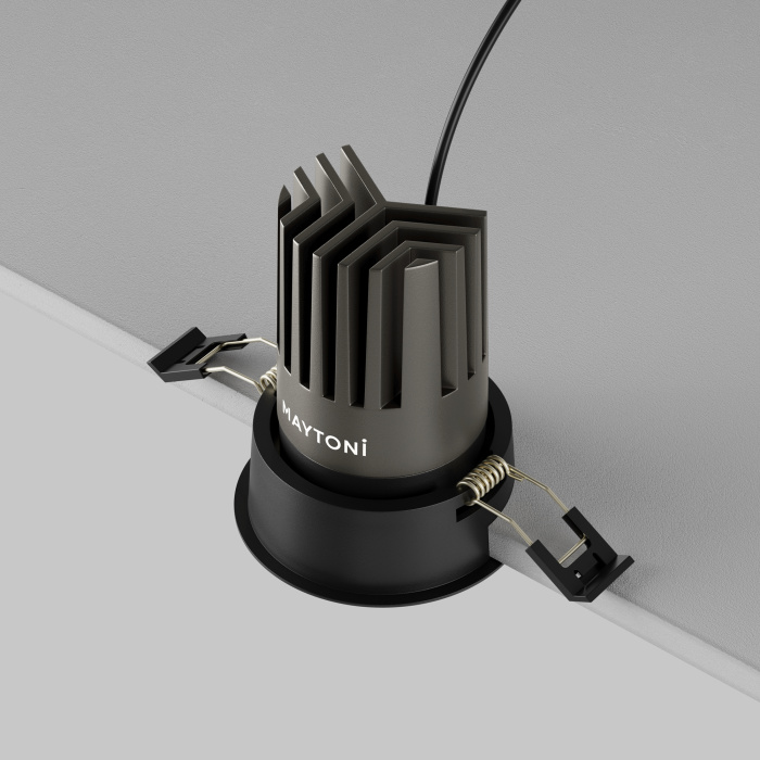 Встраиваемый светильник Maytoni Dip DL117-15W-2.7K-B