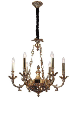 Люстра подвесная Lucia Tucci FIRENZE 1781.6.2 antique gold