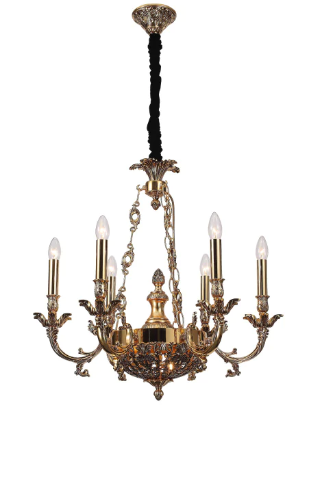 Люстра подвесная Lucia Tucci FIRENZE 1781.6.2 antique gold