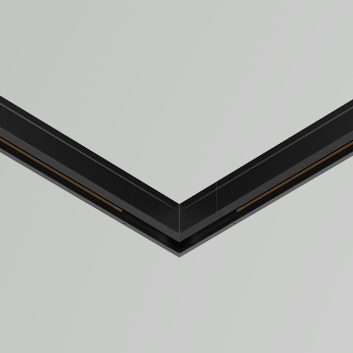 Коннектор угловой, накладной Levity Maytoni TRA184CL-11B