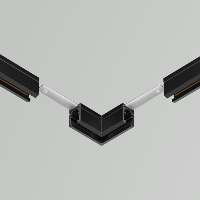 Коннектор угловой, накладной Levity Maytoni TRA184CL-11B