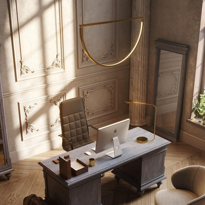 Подвесной светильник SOLANA LIGHT 3 Gold ImperiumLoft