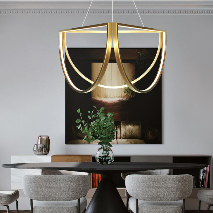 Подвесной светильник SOLANA LIGHT 3 Gold ImperiumLoft