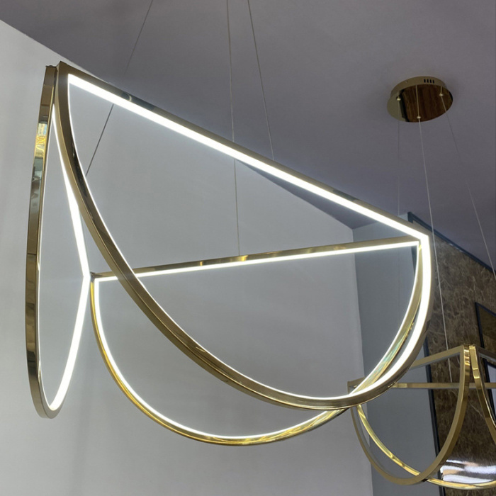 Подвесной светильник SOLANA LIGHT 3 Gold ImperiumLoft