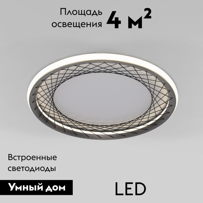 Потолочная люстра Eurosvet Parafe 40023/1 LED серый