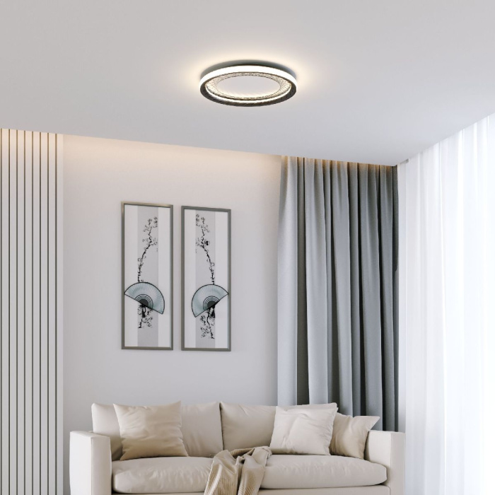 Потолочная люстра Eurosvet Parafe 40023/1 LED серый