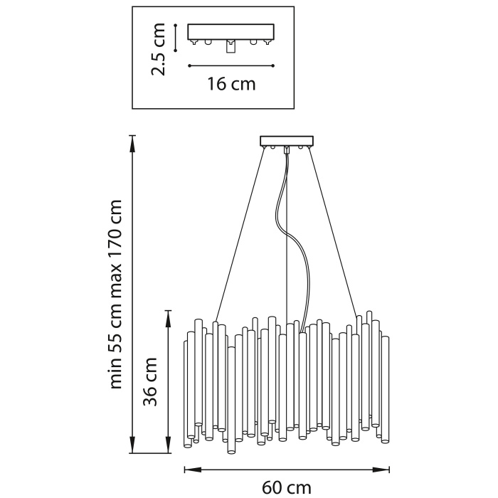 Подвесная люстра Savona LIGHTSTAR 816107