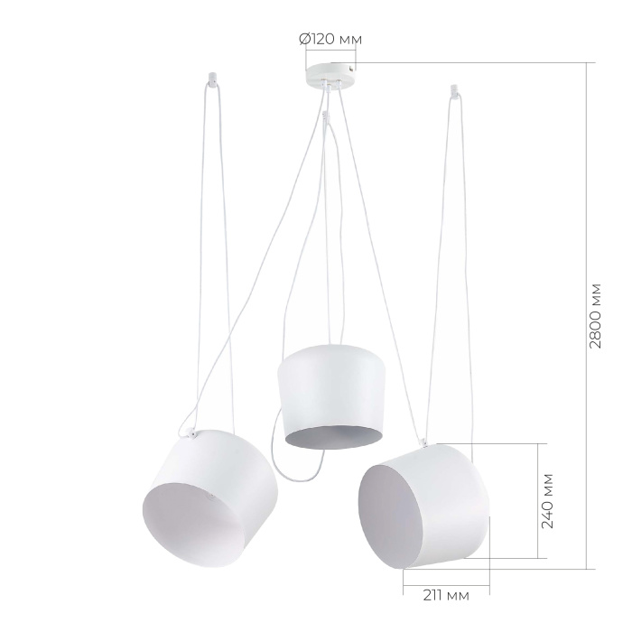 Светильник подвесной SLE120653-03 EVOLUCE
