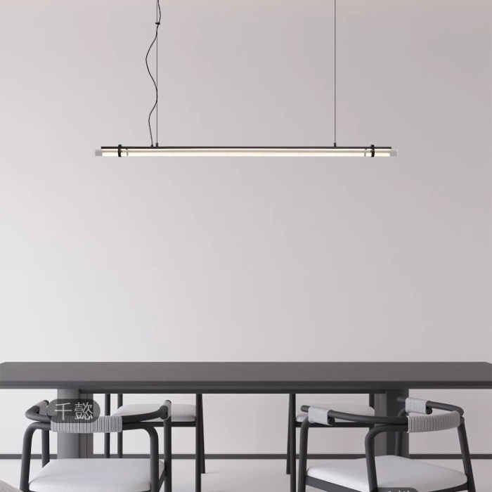 Реечный, рядный светильник DITMAR LONG L120 Black ImperiumLoft