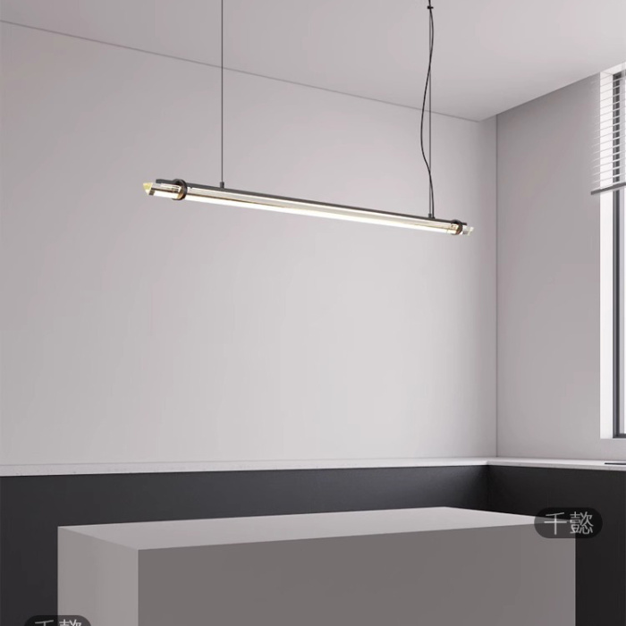 Реечный, рядный светильник DITMAR LONG L120 Black ImperiumLoft