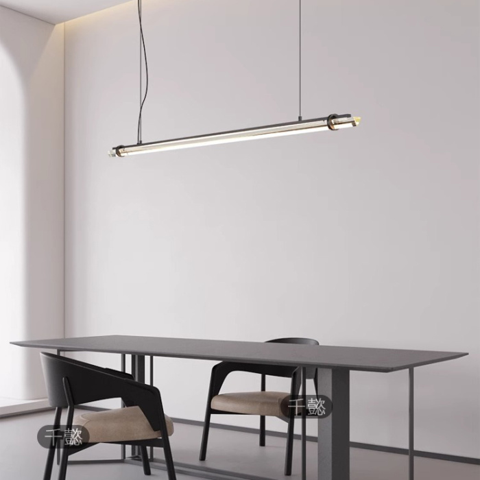 Реечный, рядный светильник DITMAR LONG L120 Black ImperiumLoft