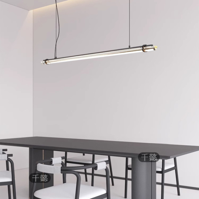 Реечный, рядный светильник DITMAR LONG L120 Black ImperiumLoft