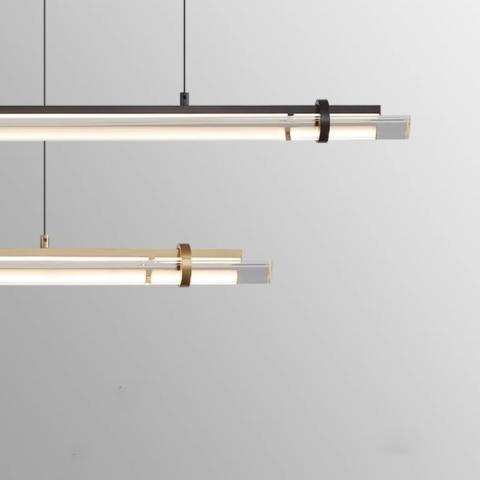 Реечный, рядный светильник DITMAR LONG L120 Black ImperiumLoft