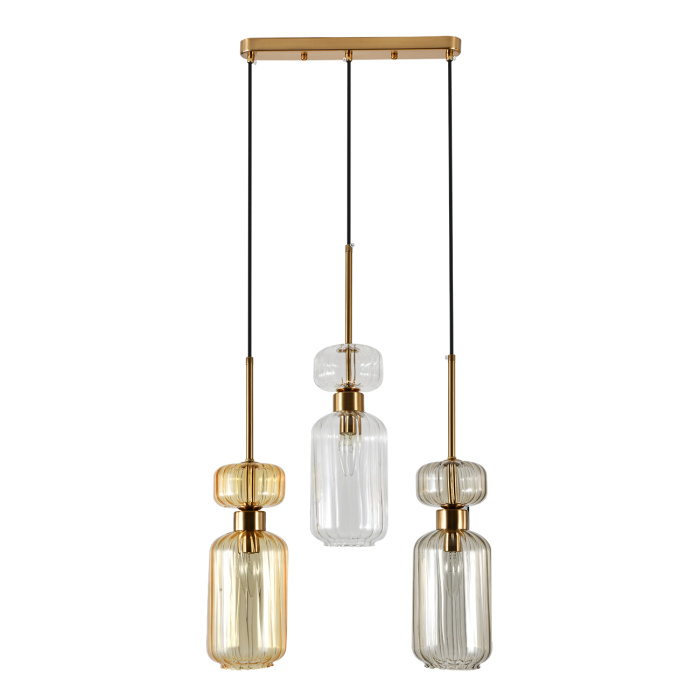 Подвесной светильник GLOSS ESCADA 1141/3S BG/CL/AM