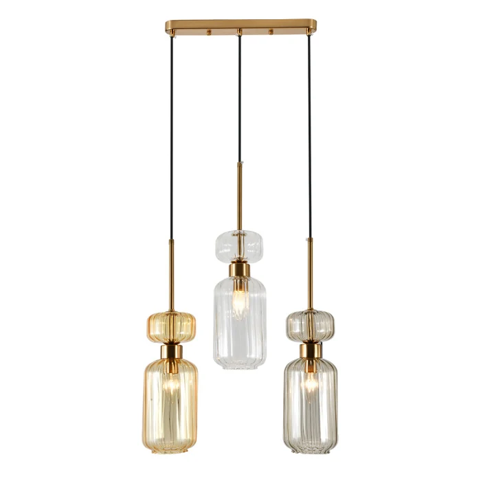 Подвесной светильник GLOSS ESCADA 1141/3S BG/CL/AM