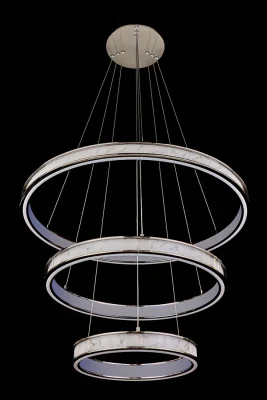 Подвесная люстра Leon Christine LE7702/800-3K Black Chrome