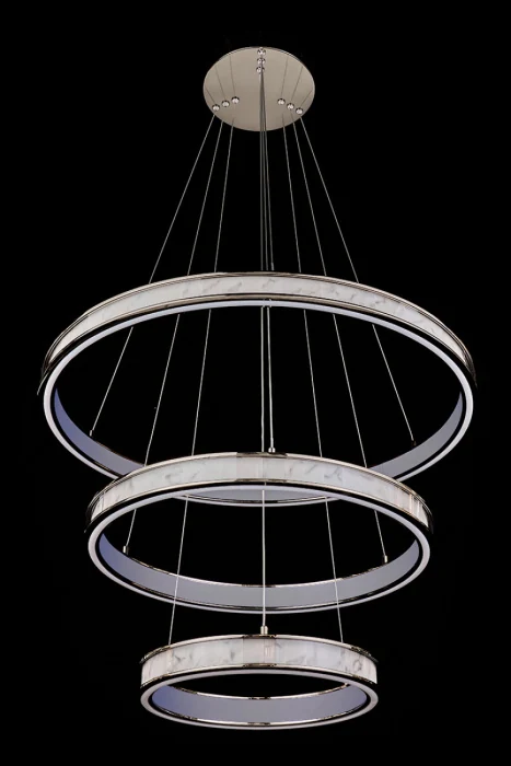 Подвесная люстра Leon Christine LE7702/800-3K Black Chrome