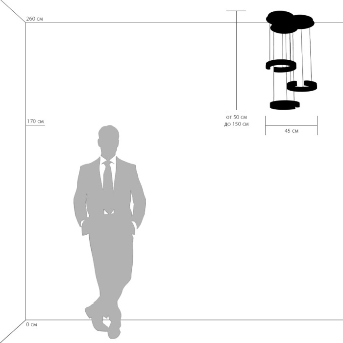 Детская люстра Unitario LIGHTSTAR 763337