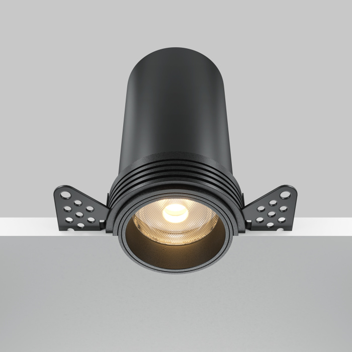 Встраиваемый светильник Maytoni Focus LED DL125-L12-3K-TRS-B