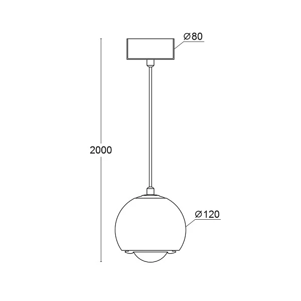Подвесной светильник Ledron YZ-24GY-10