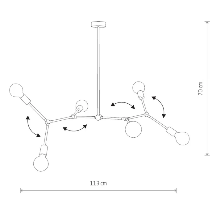 Люстра на штанге Nowodvorski Twig 9138