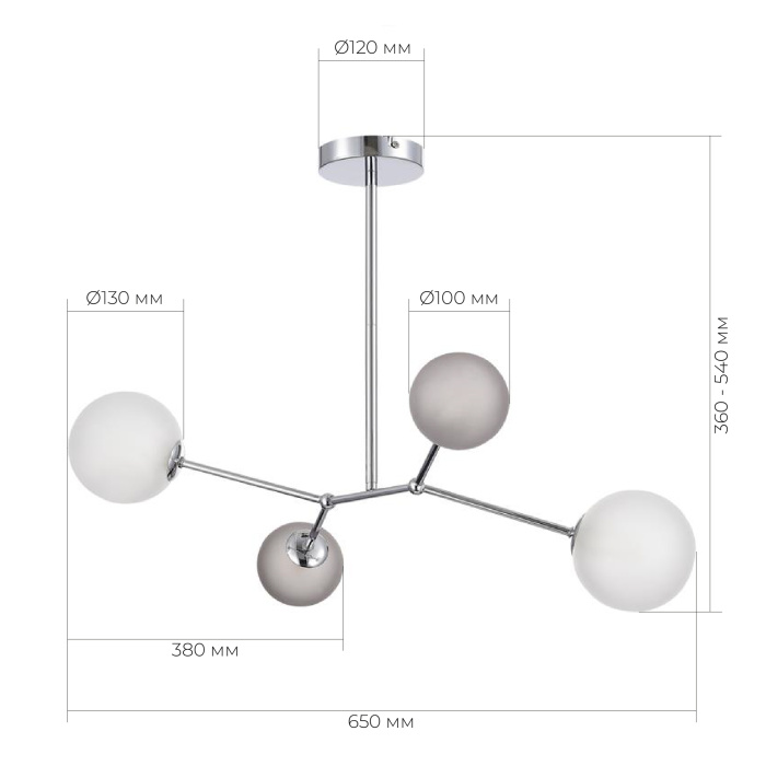 Подвесной светильник evoluce MALTE SLE1107-103-04
