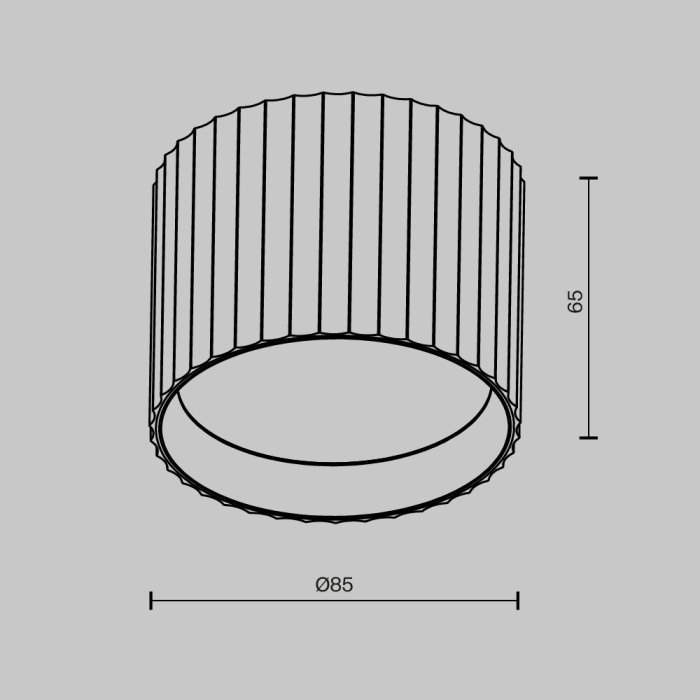 Потолочный светильник Maytoni Calipso C106CL-GX53-B