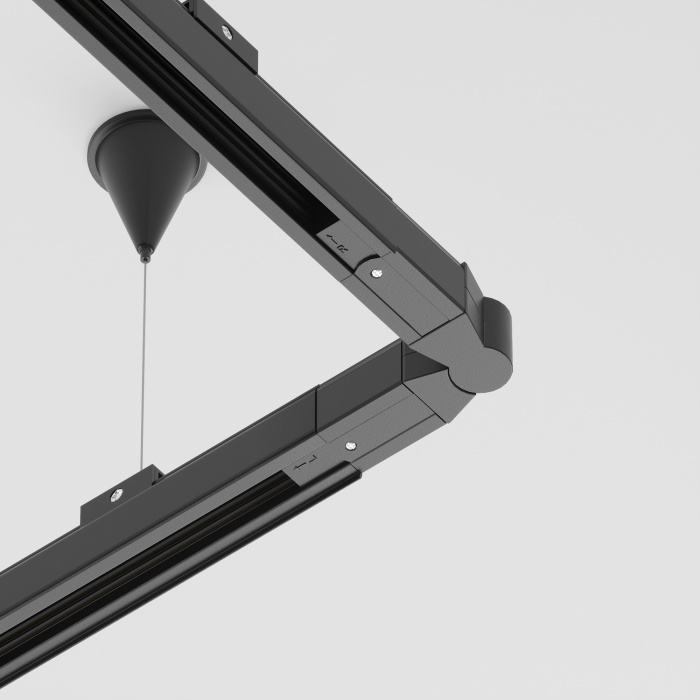 Коннектор поворотный шарнирный Trinity черный Maytoni TRA005CS-31B