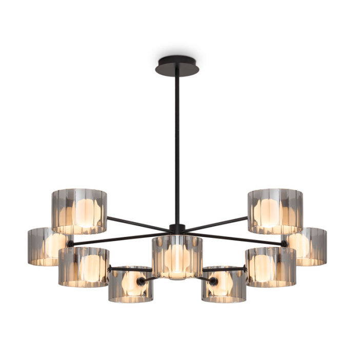 Люстра на штанге Freya Flight FR5544CL-10B