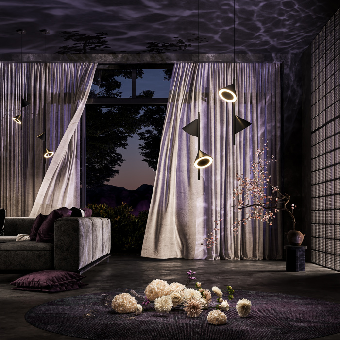 Подвесной светильник Freya Etro FR6141PL-L14B