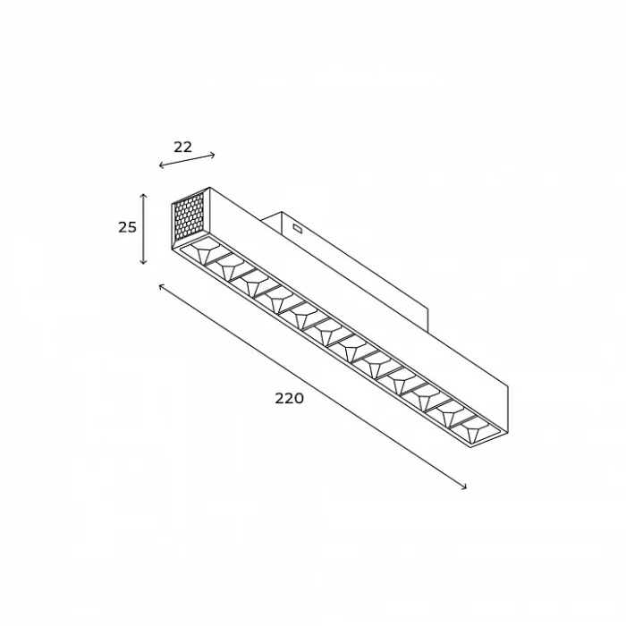 Трековый светильник Hesby Lighting ElDeko HSBL_0146
