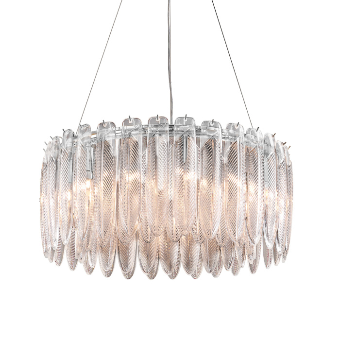 Подвесная люстра Delight Collection Piuma MD22027002-D65 chrome