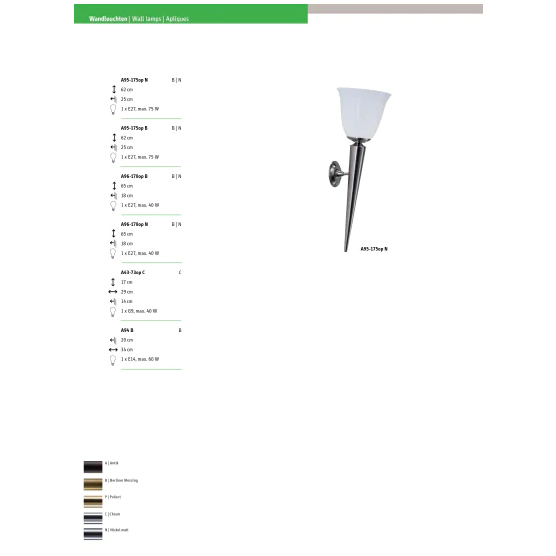 Бра Berliner Messinglampen A96-170opB