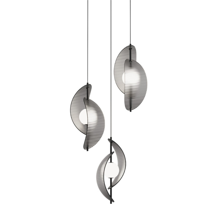 Подвесной светильник Delight Collection MD24030035 MD24030035-3A black/smoky