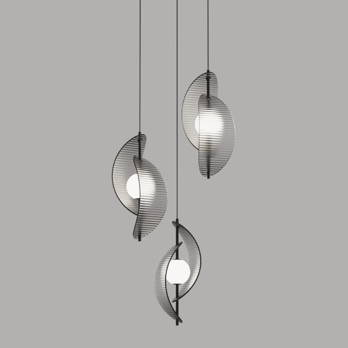 Подвесной светильник Delight Collection MD24030035 MD24030035-3A black/smoky