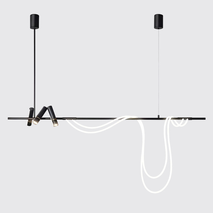 Подвесной светильник Delight Collection 7242P 7242P/L1200 black/white