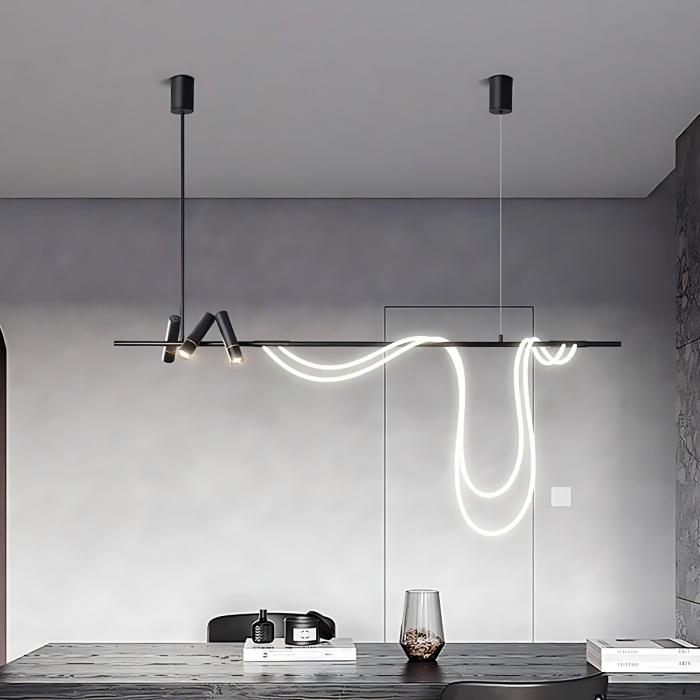 Подвесной светильник Delight Collection 7242P 7242P/L1200 black/white