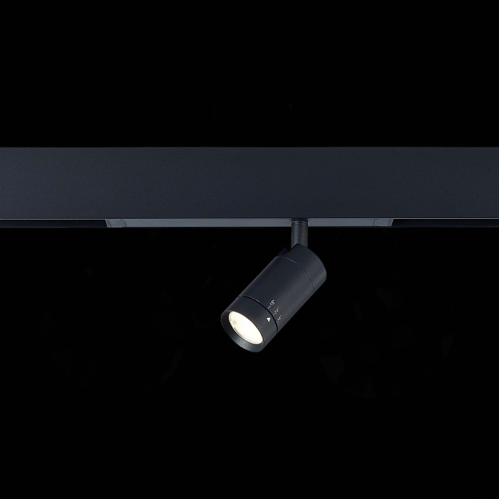 Светильник трековый SMART Zoom Черный LED 1*7W 2700K-6000K 400Lm Ra>90 15-38 IP20 D40xH90 220V ST658.496.07