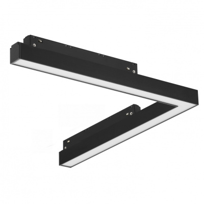 Светильник трековый магнитный угловой iLedex VISION 4822-013-L320-16W-110DG-4000K-BK