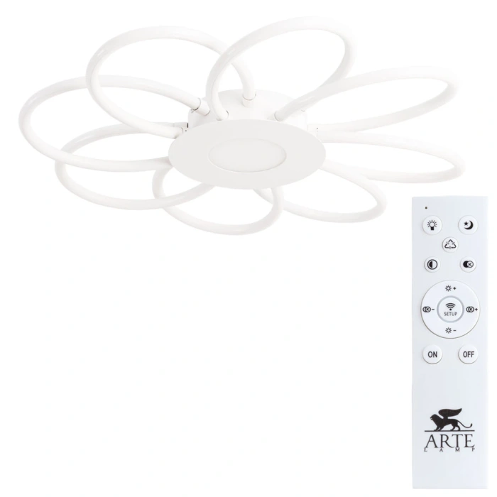 Потолочный светодиодный светильник Arte Lamp Polli A2528PL-8WH