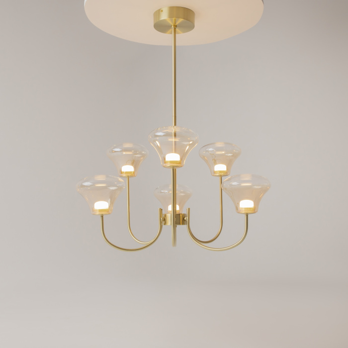 Люстра на штанге Maytoni Dynasty MOD402PL-L20BS3K