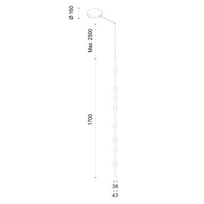 Подвесной светильник Leds C4 Dew