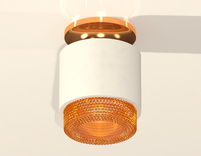 Комплект накладного светильника с композитным хрусталем Ambrella light XS7510122