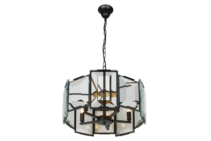 Подвесная люстра iLamp Panorama 6115-560 Черная