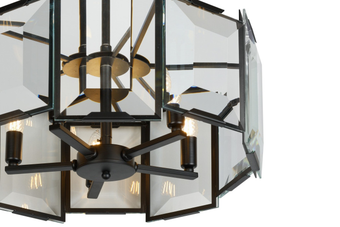 Подвесная люстра iLamp Panorama 6115-560 Черная